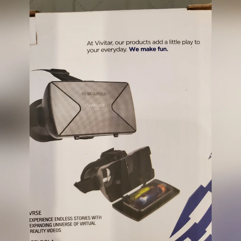 Vivitar Dream On Virtual Reality Headset - Black NWT